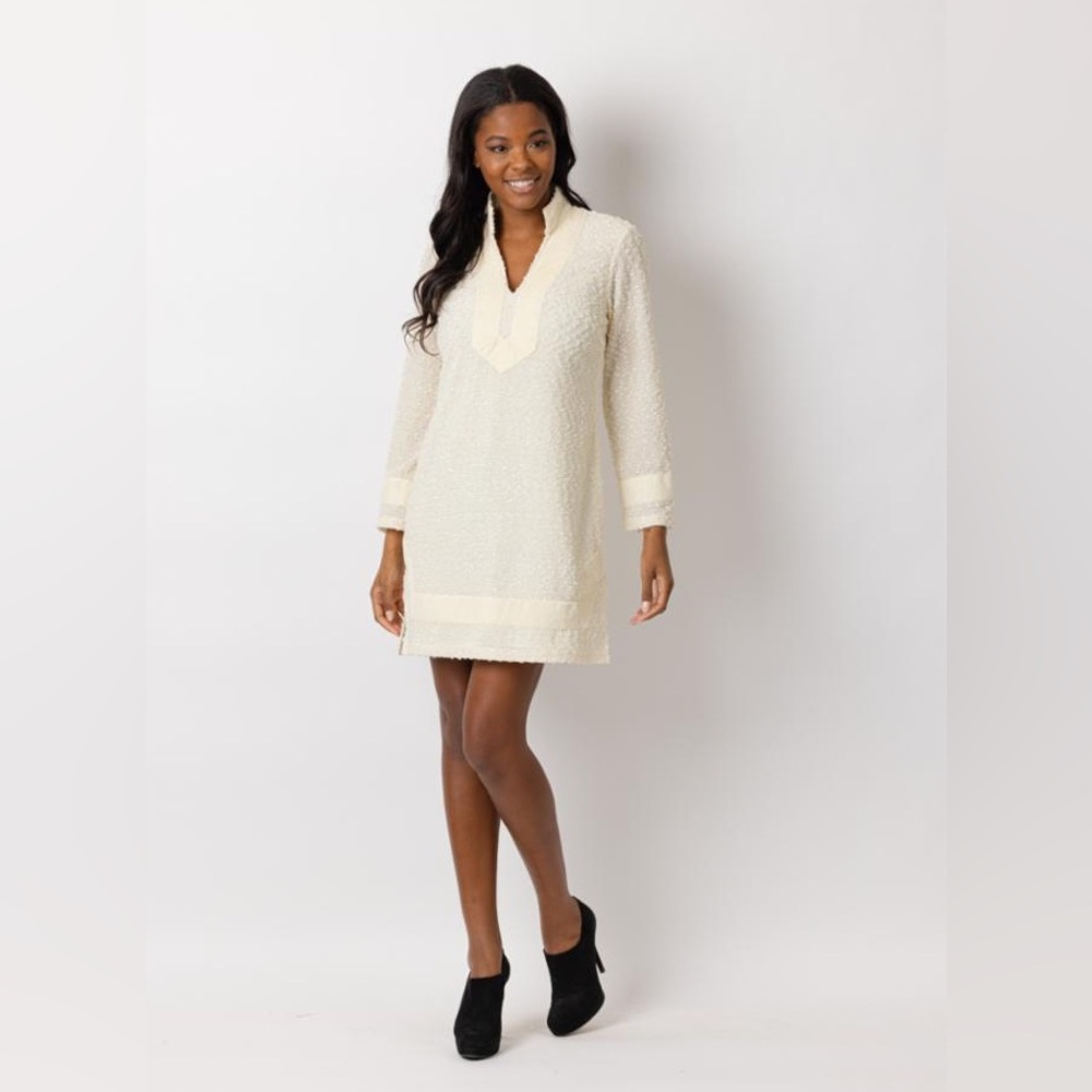 Sail to Sable Long Sleeve Classic Tunic Dress